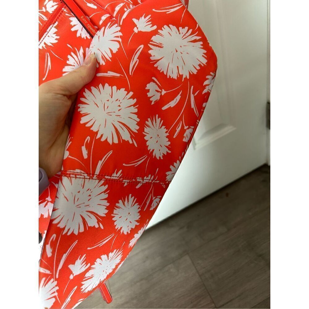 Kate spade large tote shoulder bag orange see pics for measurements . - Picture 8 of 12